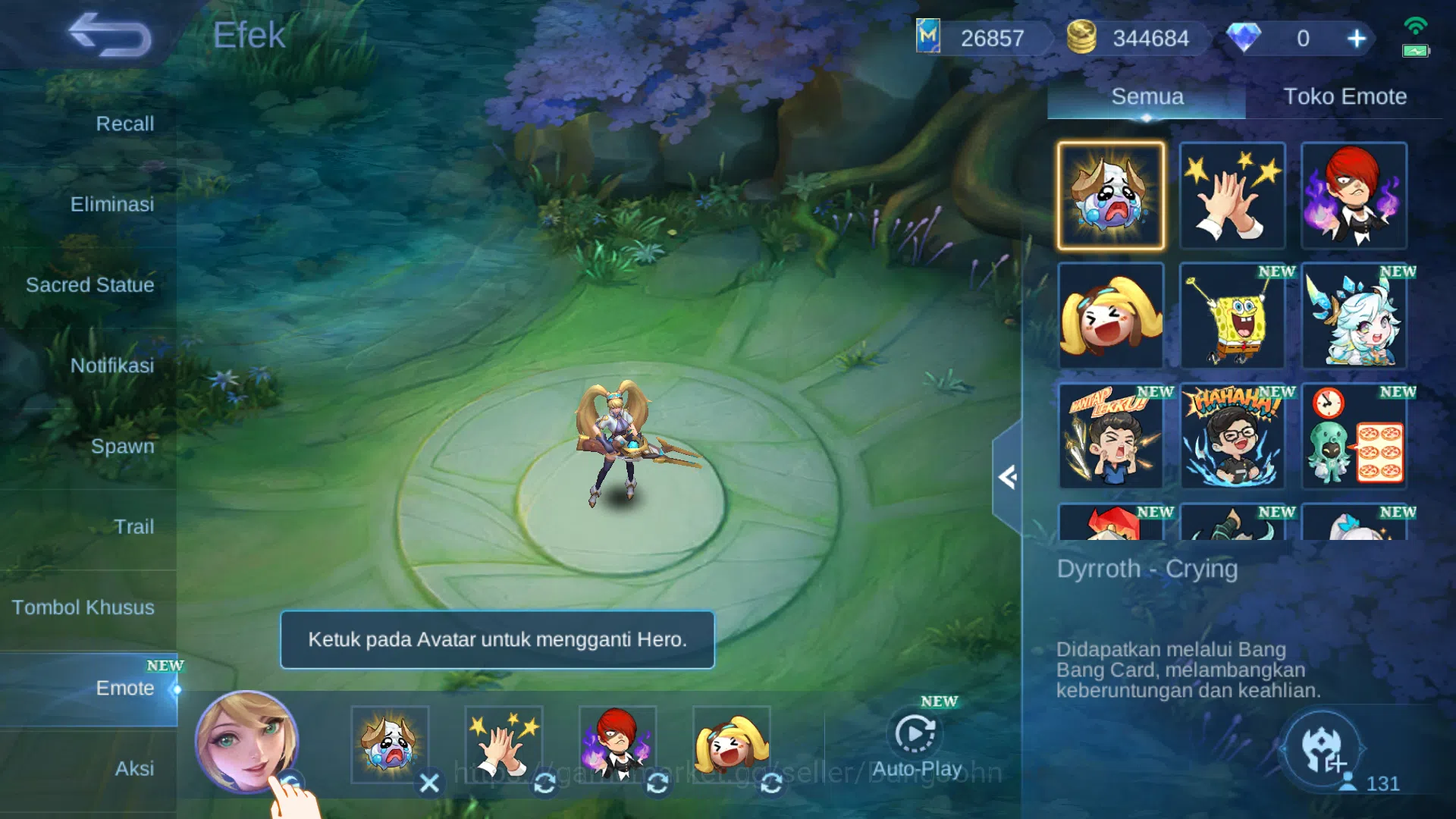 Mobile Legends: Bang Bang Accounts hero 131 | skin 375 | cc benedetta, legend freya,  image 3
