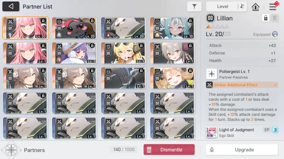 Chaos Zero Nightmare Accounts Global|Lv23|Chapter3|4SSR ( Mei Lin, Orlea, Luke,  image 5