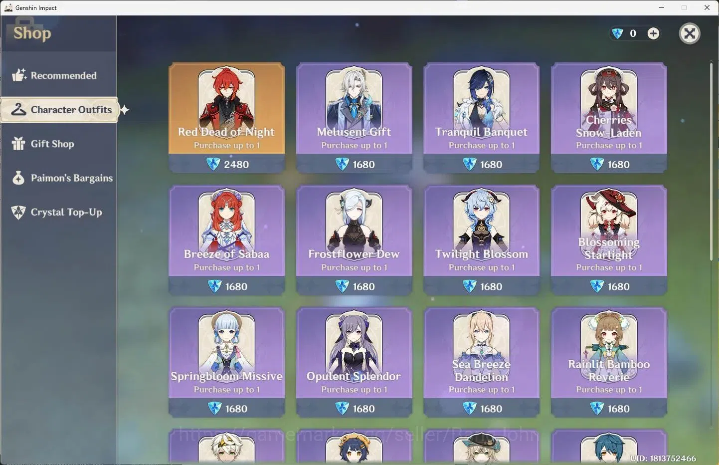 Genshin Impact Accounts ASIA |AR 34|2 Limit|Furina,Neuvillette+2 Charstd|M image 3