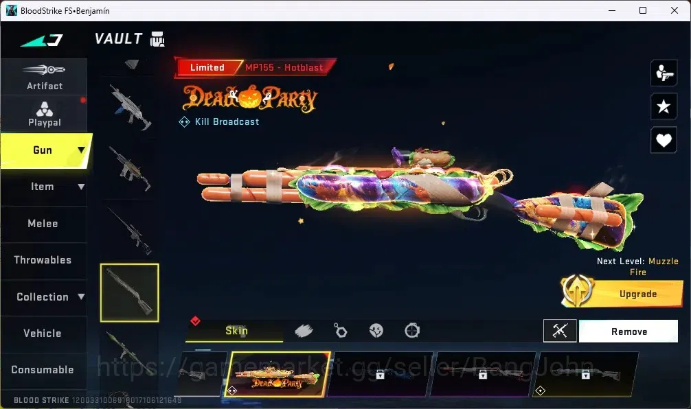 Blood Strike Accounts ASIA |1 ETERNAL:Desert Eagle-Scorpius | 8 COLLAB G image 10