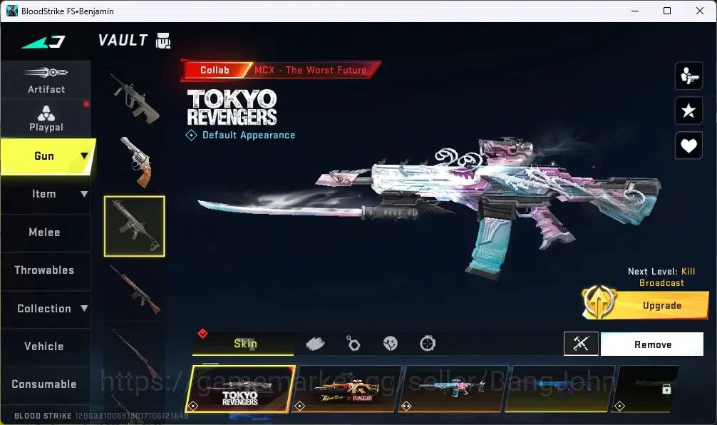 Blood Strike Accounts ASIA |1 ETERNAL:Desert Eagle-Scorpius | 8 COLLAB G image 15