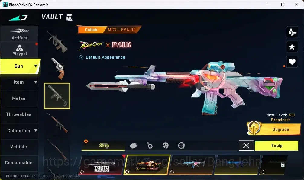 Blood Strike Accounts ASIA |1 ETERNAL:Desert Eagle-Scorpius | 8 COLLAB G image 16