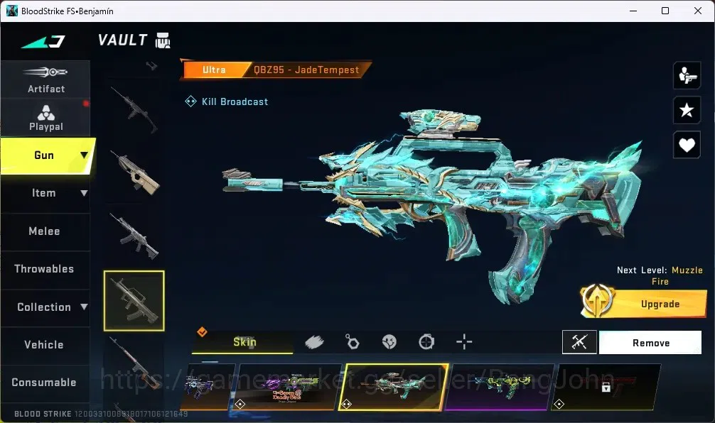 Blood Strike Accounts ASIA |1 ETERNAL:Desert Eagle-Scorpius | 8 COLLAB G image 20