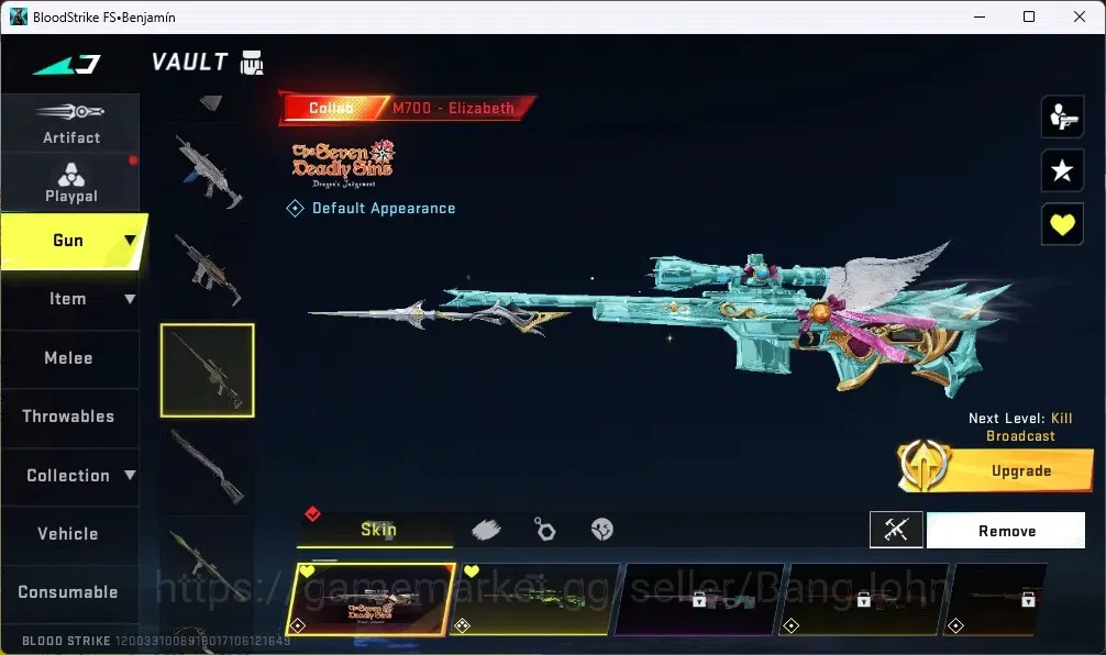 Blood Strike Accounts ASIA |1 ETERNAL:Desert Eagle-Scorpius | 8 COLLAB G image 9
