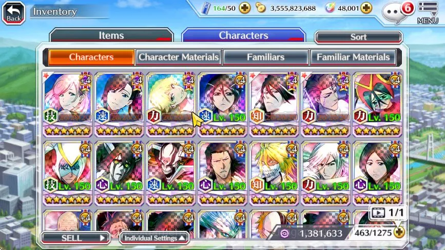 Bleach: Brave Souls Accounts High-End [GLOBAL]48k Orb |Rukia10th,Ichigo9Th,Macy,Noel,Ninny Swimsuit,duo Cresc,Trio 5