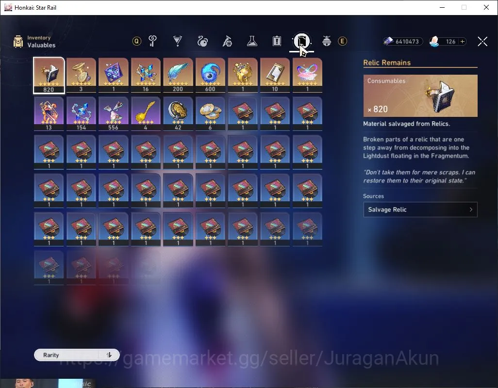 Honkai Star Rail Accounts Mid Game Asia|TL 63|7 Limited |Cyrene,Kafka,Hysilens,Saber,Archer+Sign,ETC|Amphoreus|MC 4