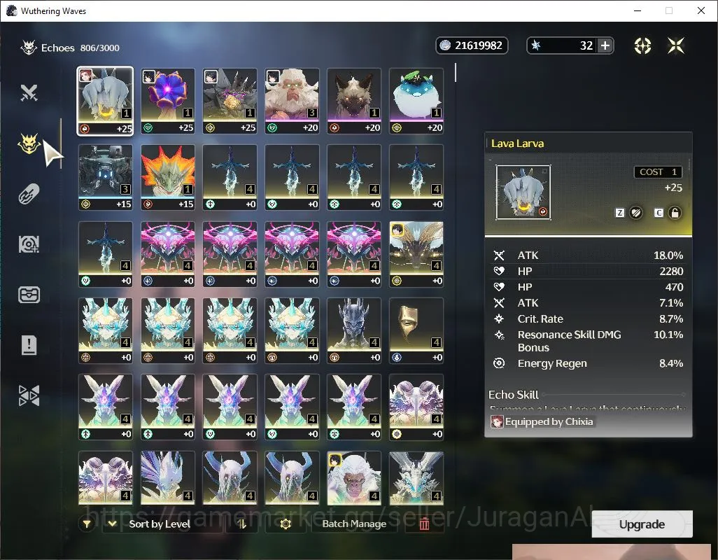 Wuthering Waves Accounts Starter EU| UL 43 |2 Limited | Galbrena+Sign, Shorekeeper+Sign| DB 25 | Log Kuro|Take Email|Check 4