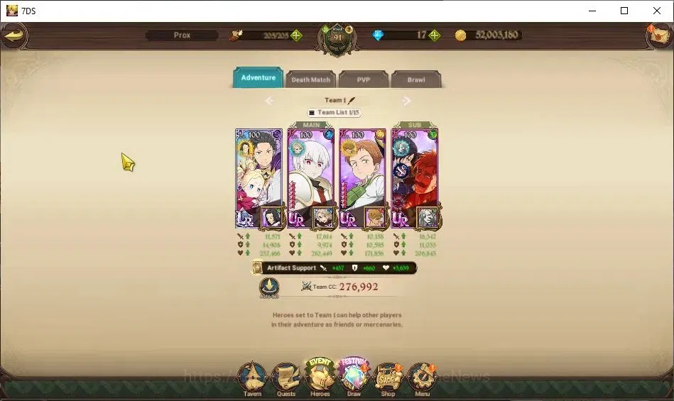 The Seven Deadly Sins: Grand Cross Accounts ASIA|5M CC|36 LS|3 LR+7 UR Collab FireForce,ReZero image 13