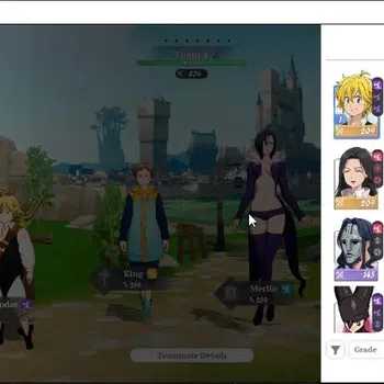 The Seven Deadly Sins: Origin Accounts SEA|Lvl 2|6 SSR|Meliodas,King,Merlin,Elaine,Guila,Drake|2 SSR Selector |Act 1