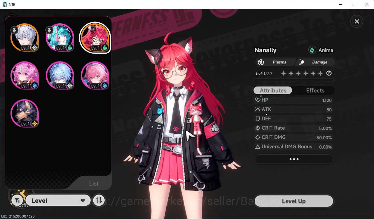 Neverness to Everness Accounts EUROPE | Starter Lv 3 | 1 SSR (Nanally+A1) + 5 SR  image 2
