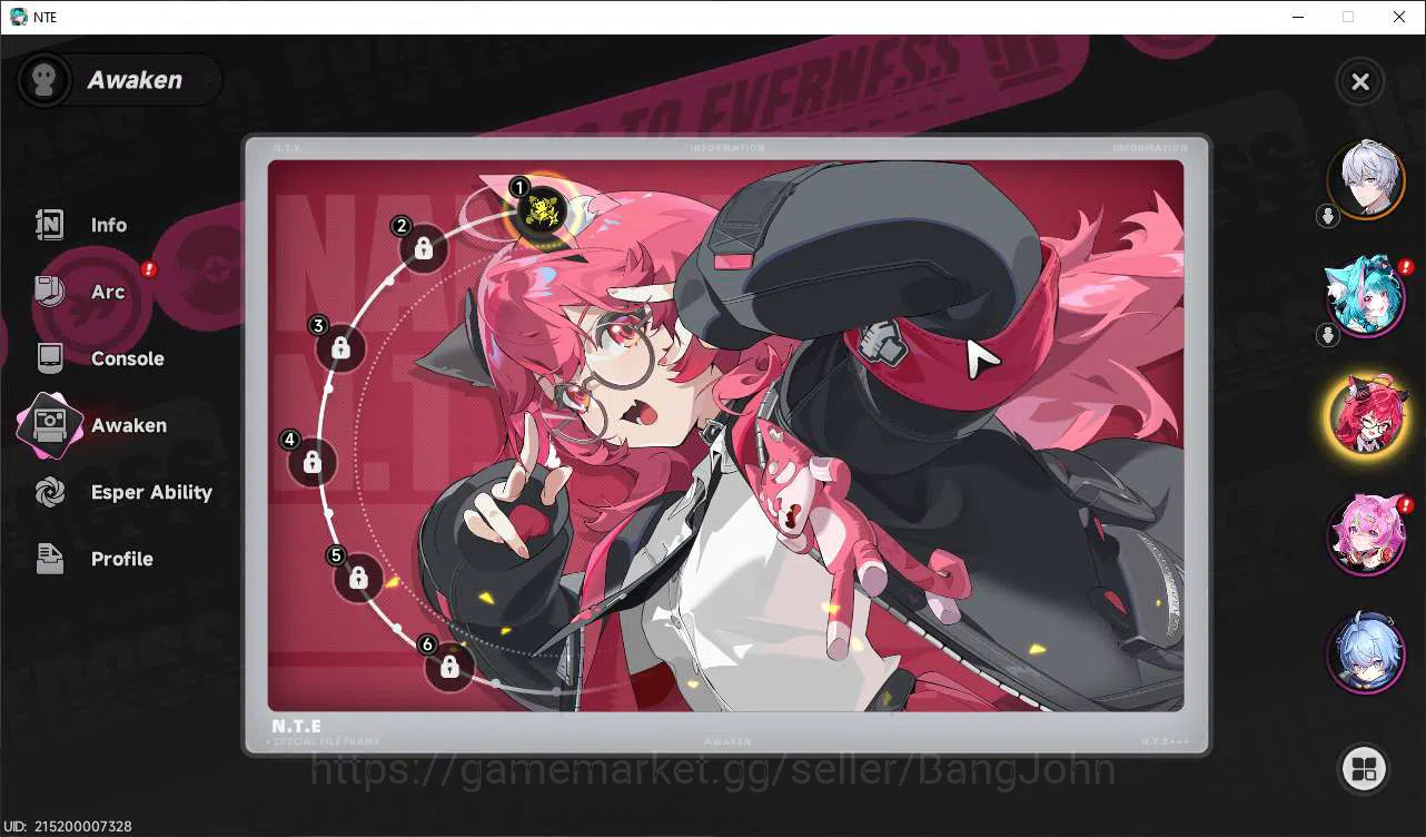 Neverness to Everness Accounts EUROPE | Starter Lv 3 | 1 SSR (Nanally+A1) + 5 SR  image 5