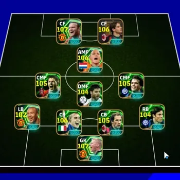eFootball Accounts Legends & Iconic Players Android|Power 3241|26 Epic Peter Schmeichel,Wayne Rooney,Fabio Cannavaro,Wesley