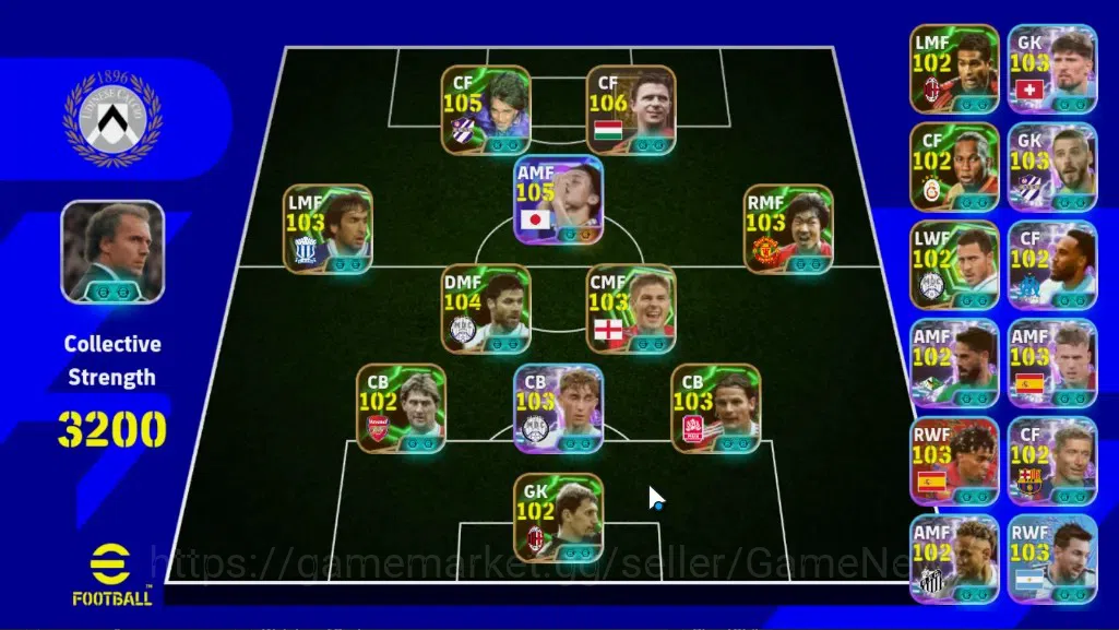 eFootball Accounts Legends & Iconic Players Android|15 Epic Ferenc Puskas,Gabriel Batitusta,Xabi Alonso,Park Ji-Sung,Show 1