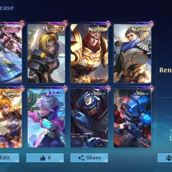 Mobile Legends: Bang Bang Accounts Collector Global|138H|318S|Renowned|Luckybox Fanny|Collector Natalia|Lightborn Tigreal