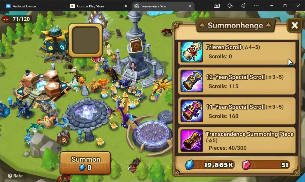 Summoners War: Sky Arena Accounts Starter GLOBAL | NB 5 TESHAR,Starter Gacha 115 12Y+160 11Y Scrool, 3 Legendary All 3