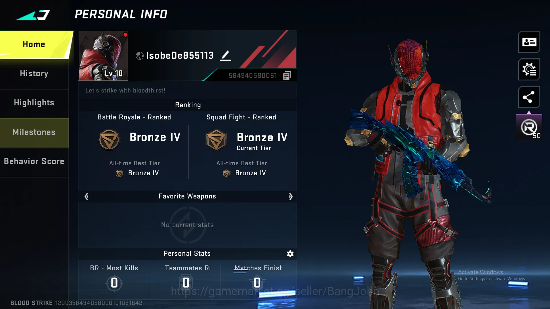 M4 Legend | AK47 Ultra | Desert Legend | URB Legend | INP9 Legend | M700 Legend | MCX Eva | UMP Ultra | Change Name | BS171B Blood Strike Others M4 Legend | AK47 Ultra | Desert Legend | URB Legen image 1