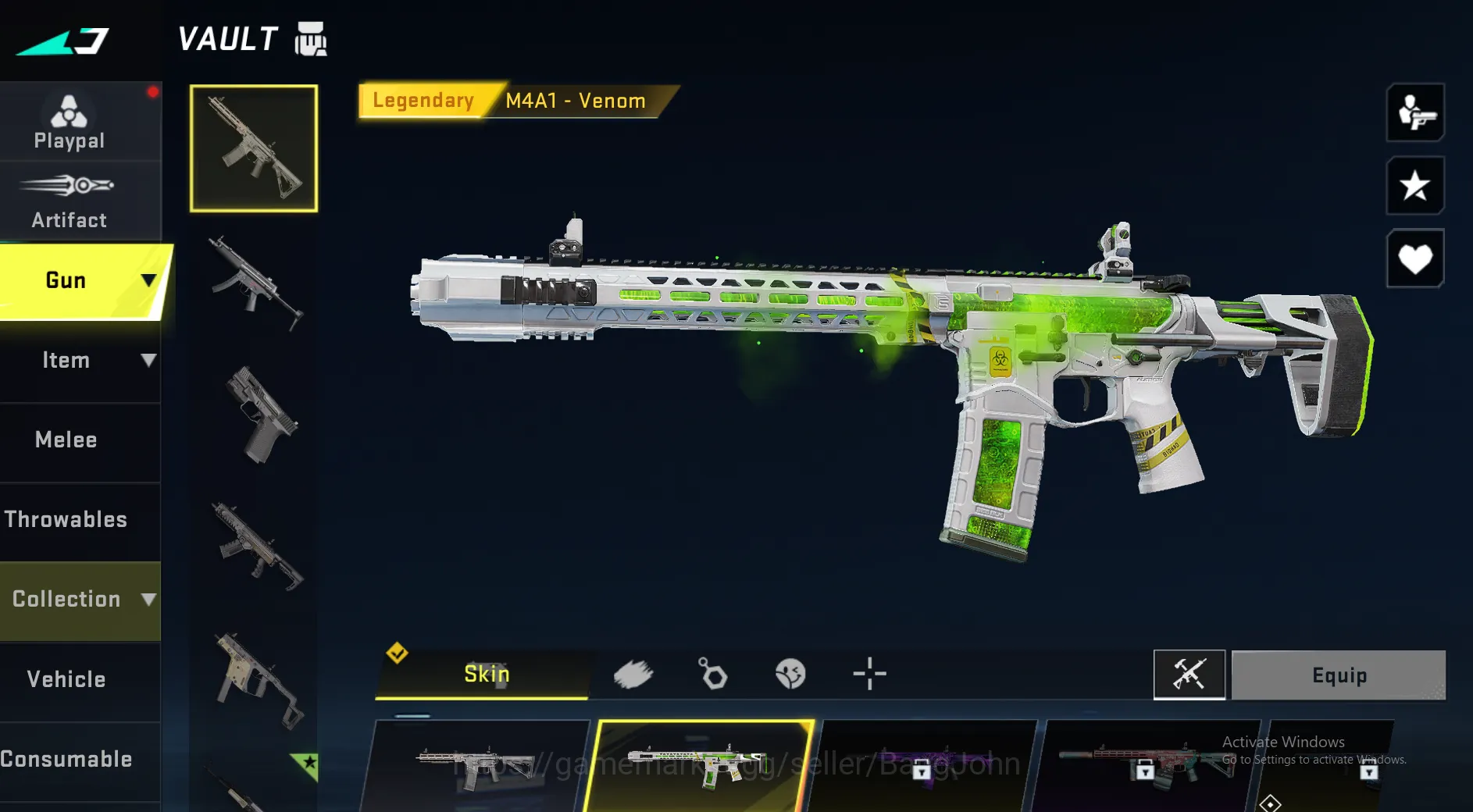 Blood Strike Accounts Others M4 Legend | AK47 Ultra | Desert Legend | URB Legend | INP9 Legend | M700 Legend | MCX Eva | UMP 12