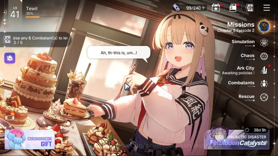 Chaos Zero Nightmare Accounts Global | LV 41 | 6 SSR [Chizuru,Haru,Khalipe,Yuki, image 1