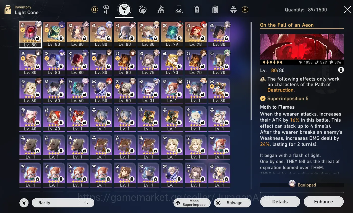 Honkai Star Rail Accounts Mid Game ASIA|TL70|14 Limited (TheHerta+Sign,Robin+Sign,Tribbie+Sign,Phainon,Castorice,Archeron 4