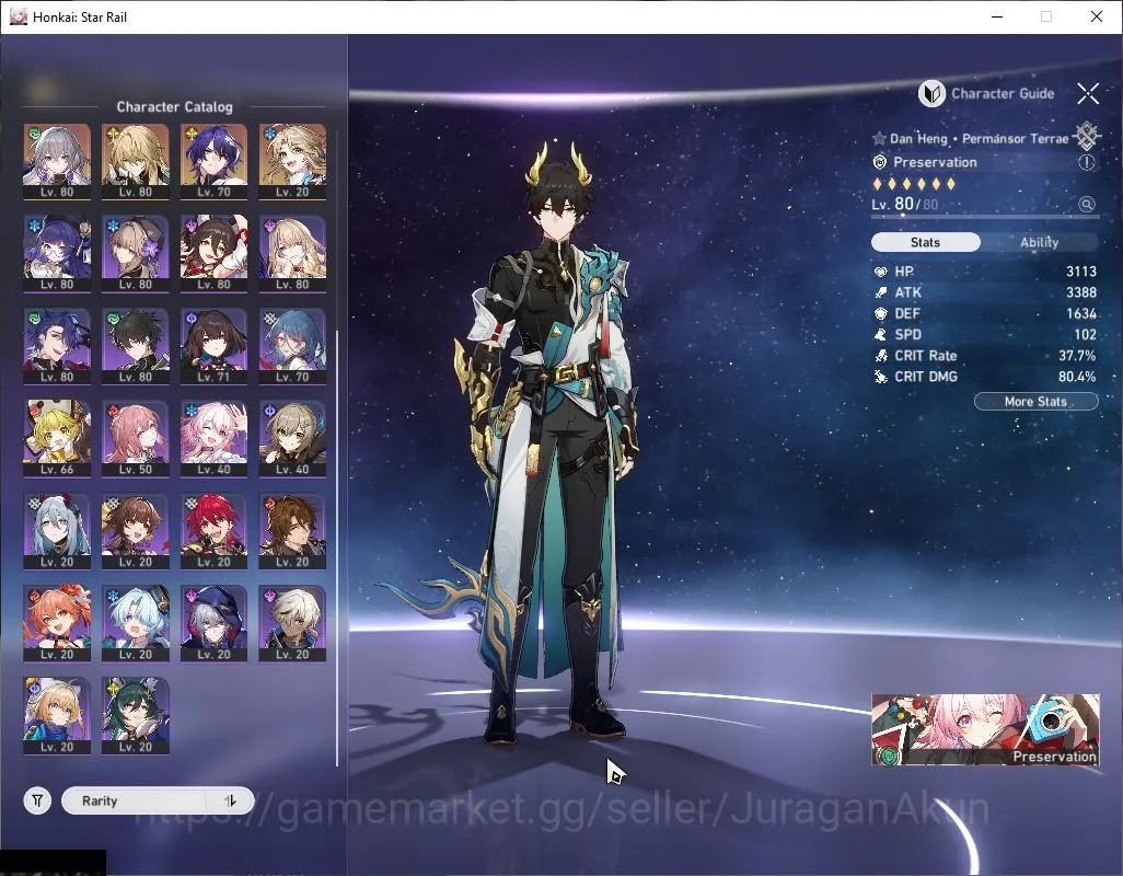 Honkai Star Rail Accounts Mid Game ASIA|TL 70|9 Limited|[Saber,Black Swan,Kafka]+Sign,DanHeng PT,Sunday,Jingliu,Etc|MC 5