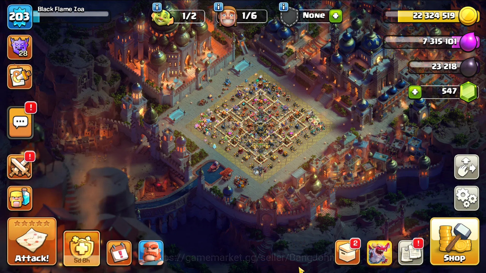 Clash of Clans Accounts TH 17-BH 9|Limit Skin-Scanery XL|4 Equip Max|LVL 2 image 2