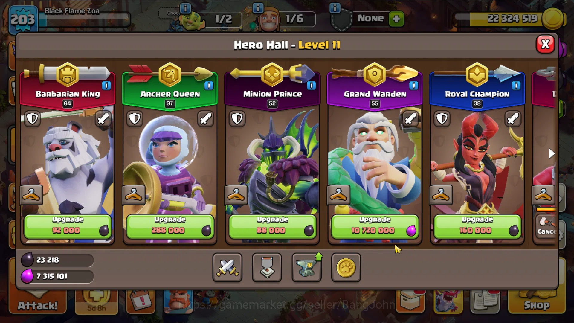 Clash of Clans Accounts TH 17-BH 9|Limit Skin-Scanery XL|4 Equip Max|LVL 2 image 6