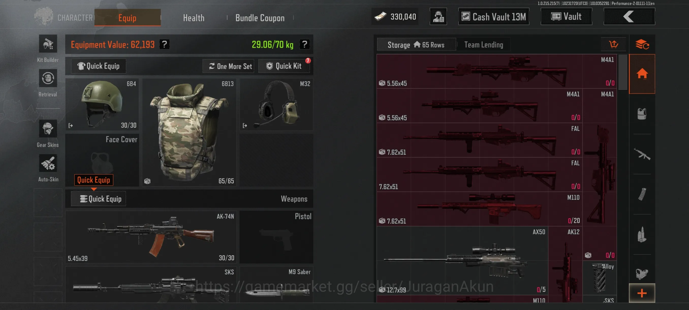 Arena Breakout Mid-Tier [MOBILE] SV 16M | CV 13M |TraumaUNIF,Cascade AKS,T image 1