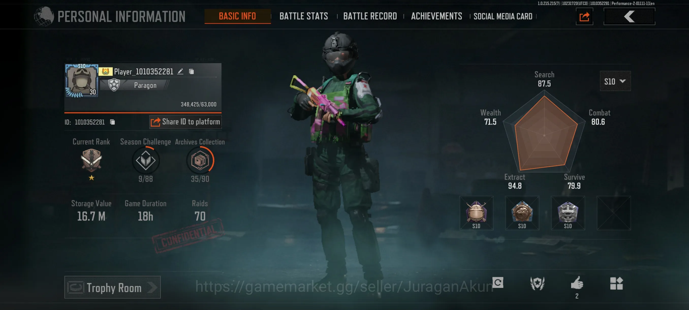 Arena Breakout Accounts Mid-Tier [MOBILE] SV 16M | CV 13M |TraumaUNIF,Cascade AKS,Turqoise 9A91,Grave Mosin,Etc|Many 3