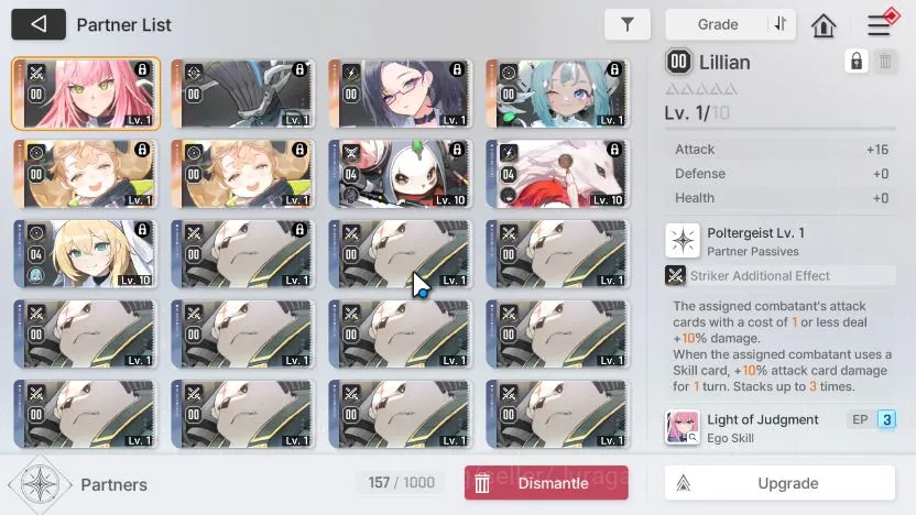Chaos Zero Nightmare Accounts Global Lv20| 2 SSR (Hugo M1, Orlea) + 8 SR (BerylM image 4