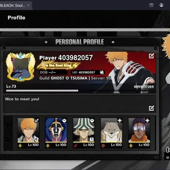 BLEACH: Soul Resonance Accounts Nuverse SEA |Lv.73|7 SSR 6