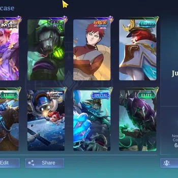 Mobile Legends: Bang Bang Accounts Others Hero 142|Skin 32|Venom Grock,Gara Vale,Saint Seiya Badang,Mystic Meow Julian,MSC