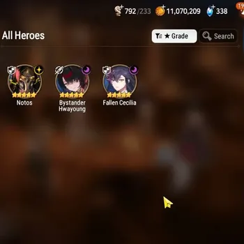 Epic Seven Accounts Limited Hero ASIA UnVerif|NewEra| 3 ML (NOTOS,B Hwayoung,F Cecilia)+HARU+Art,Estelle,Setsuka,Etc|58K