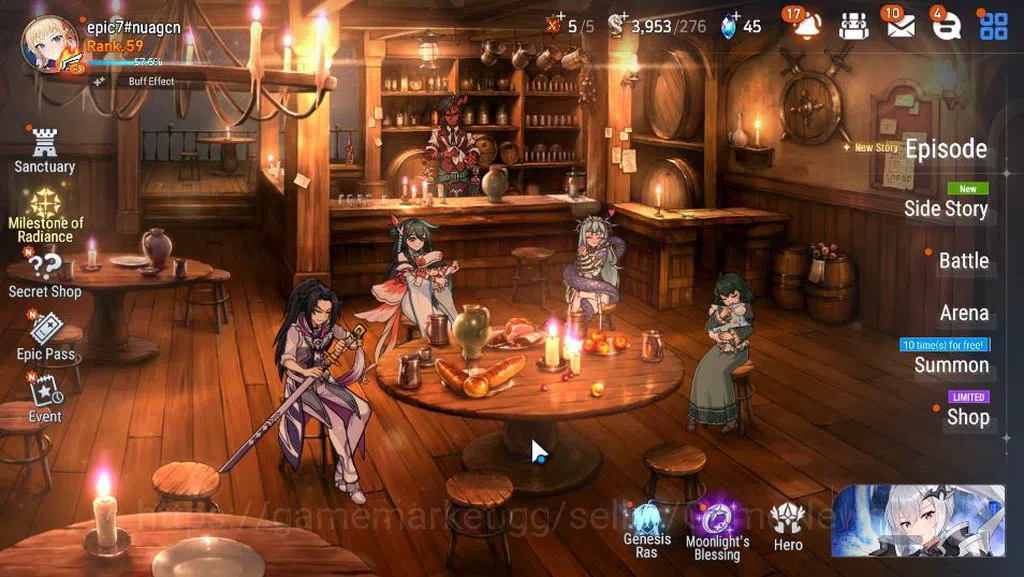 Epic Seven Accounts GLOBAL Unverif|New Era|8 ML(BArunka,BSHwayoung,Har image 1