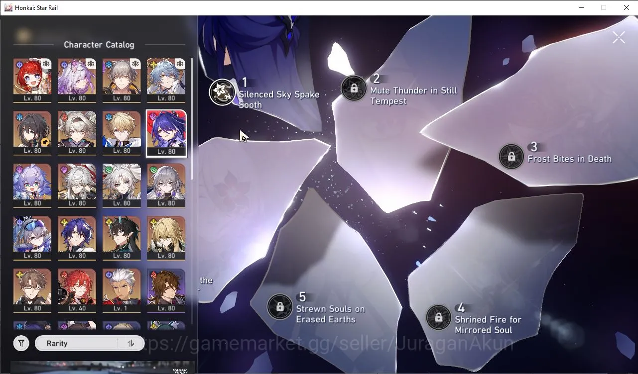 Honkai Star Rail Accounts Mid Game ASIA|TL70|11 Limits 9