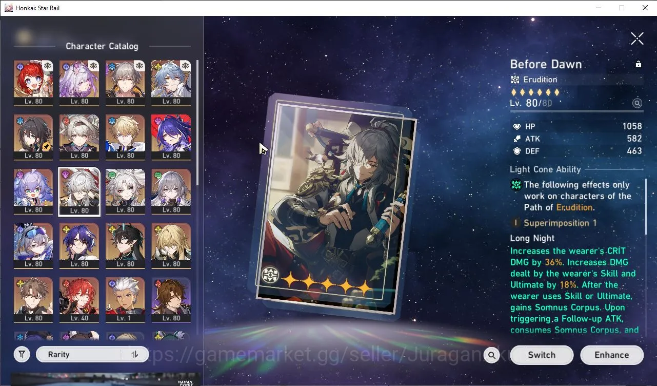 Honkai Star Rail Accounts Mid Game ASIA|TL70|11 Limits 4