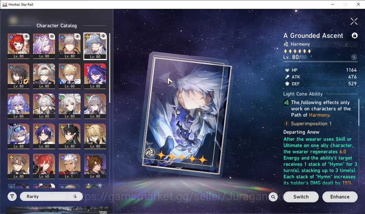 Honkai Star Rail Accounts Mid Game ASIA|TL70|11 Limits 5