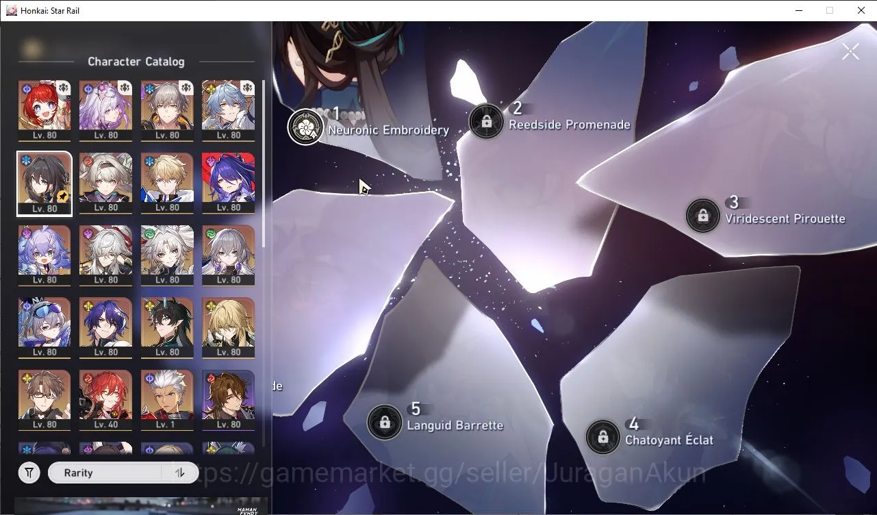 Honkai Star Rail Accounts Mid Game ASIA|TL70|11 Limits 7