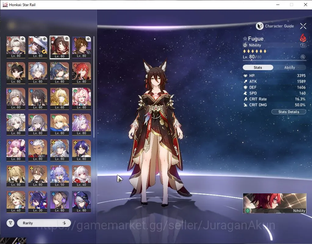 Honkai Star Rail Accounts Mid Game ASIA|TL 70|Firefly Team|16 Limit|[Phainon,Feixiao,Castorice]+Sign,Saber 4