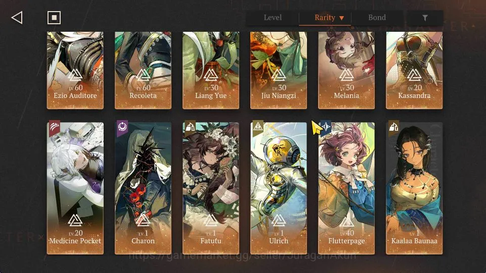 Reverse: 1999 Accounts GLOBAL Lv 53|13 *6 Crew 5 Limit(Ezio,Kassandra,Lia image 3