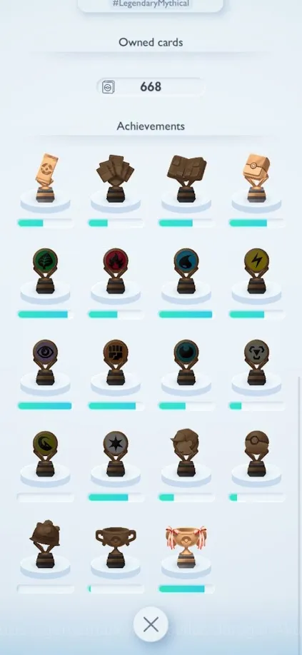 Pokémon TCG Pocket Accounts Lv 23| 668 Cards | 17 Ex total (Immersive Celebi, image 5