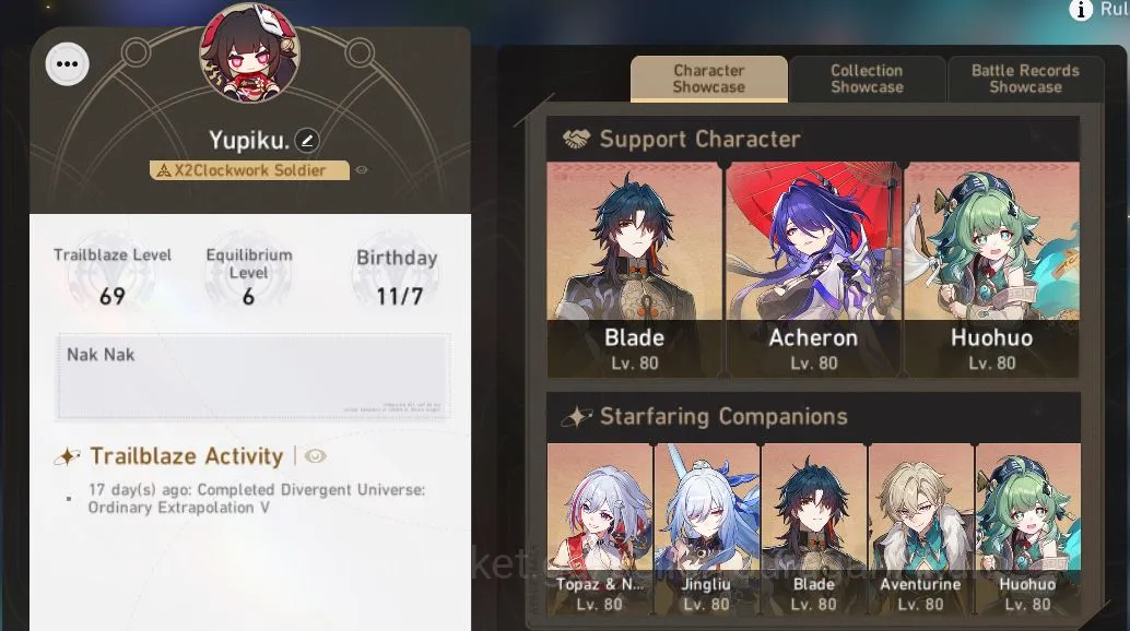Honkai Star Rail Mid Game ASIA|TL65|4 Limited [Saber+Sign,Archer+Sign,Cerydr image 1