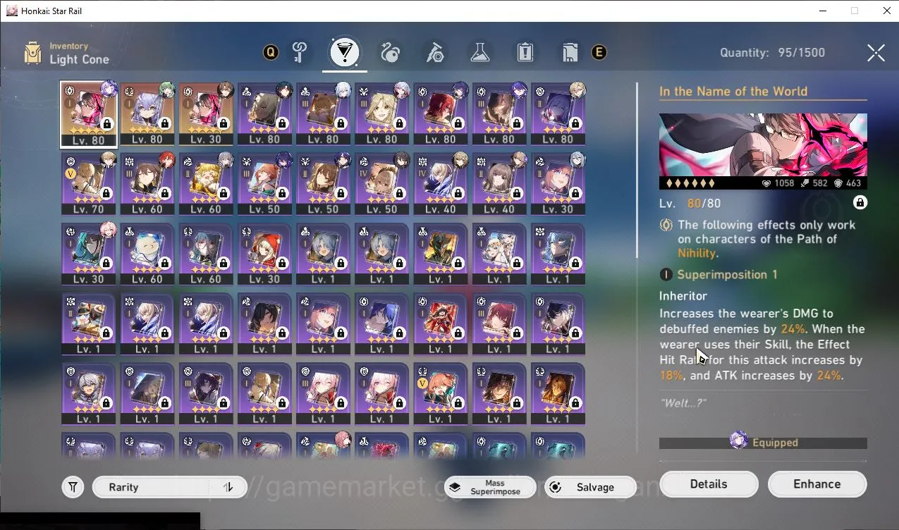 Honkai Star Rail Accounts Mid Game ASIA|TL65|4 Limited [Saber+Sign,Archer+Sign,Cerydra,Phainon,Catorice]|2,9K 2