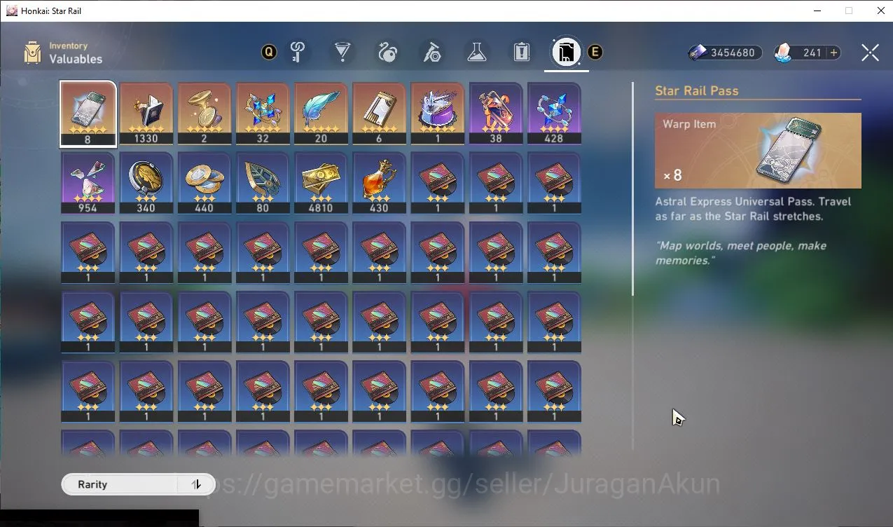 Honkai Star Rail Accounts Mid Game ASIA|TL65|4 Limited [Saber+Sign,Archer+Sign,Cerydra,Phainon,Catorice]|2,9K 4