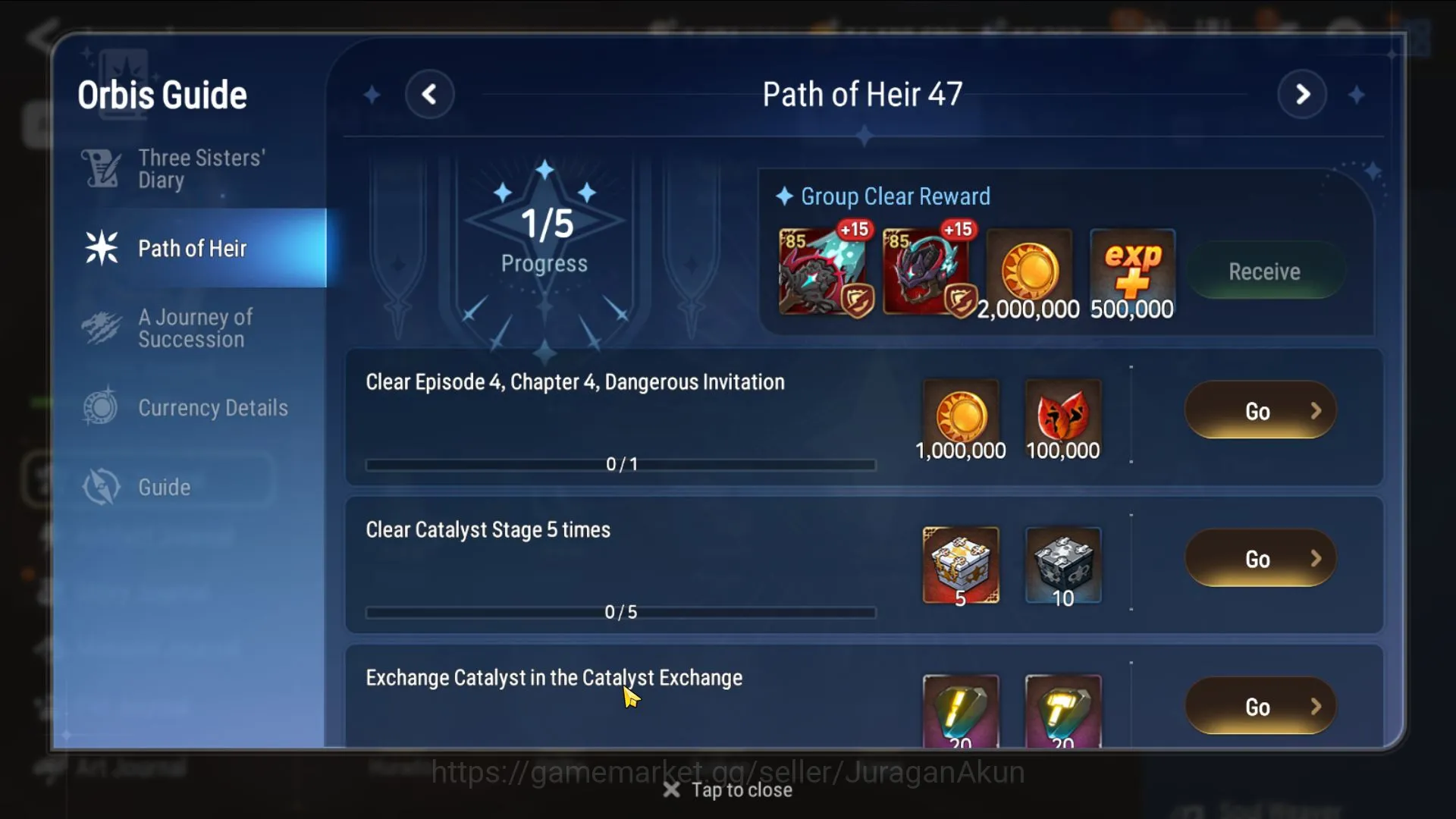 Epic Seven Accounts Mid-Tier ASIA Unverif|4ML(SucTaeyou,DB Senya,ArbVildred,Archd Shadow) Etc|Skystone5K|ManyResource|PoH 3