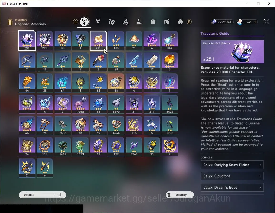 Honkai Star Rail Accounts End Game ASIA [TL70]15 Limited(Mydei+Sign,Lingsha+Sign,Acheron+Sign,Luocha,Yunli,Black 5