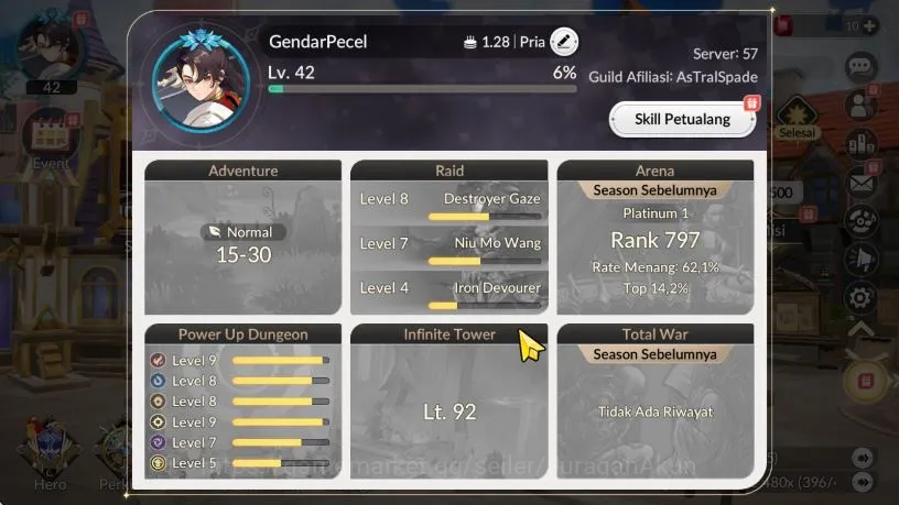 Seven Knights Re:Birth Accounts [Re:BIRTH]Global300xx|MidGame|14 Legend 7 SPECIAL[ image 1