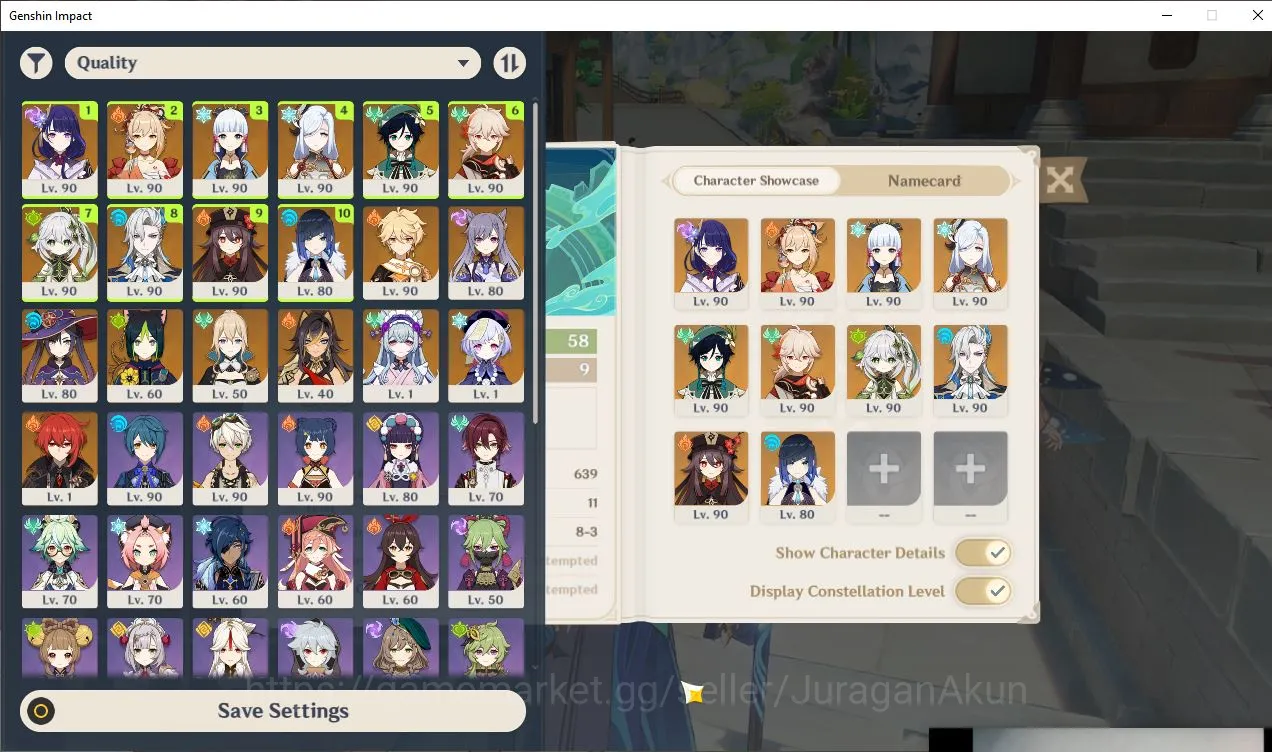 Genshin Impact Mid Game ASIA|AR58|10 Limited + 4 [5Star's Weapon]|Neuville image 1