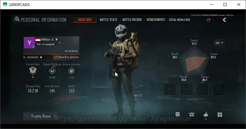 Arena Breakout Accounts Mid-Tier [MOBILE] Lvl 30|SV 18M|CV 16M|TF M4A1 AKS74 Gold Groza Edelweiss AK12 P90 3