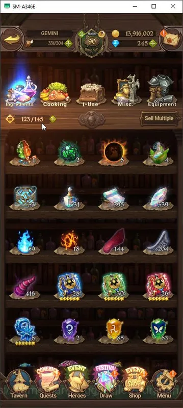 The Seven Deadly Sins: Grand Cross Accounts Midgame Asia |3,2M CC|1 LR + 9 UR + Collab TOG 6