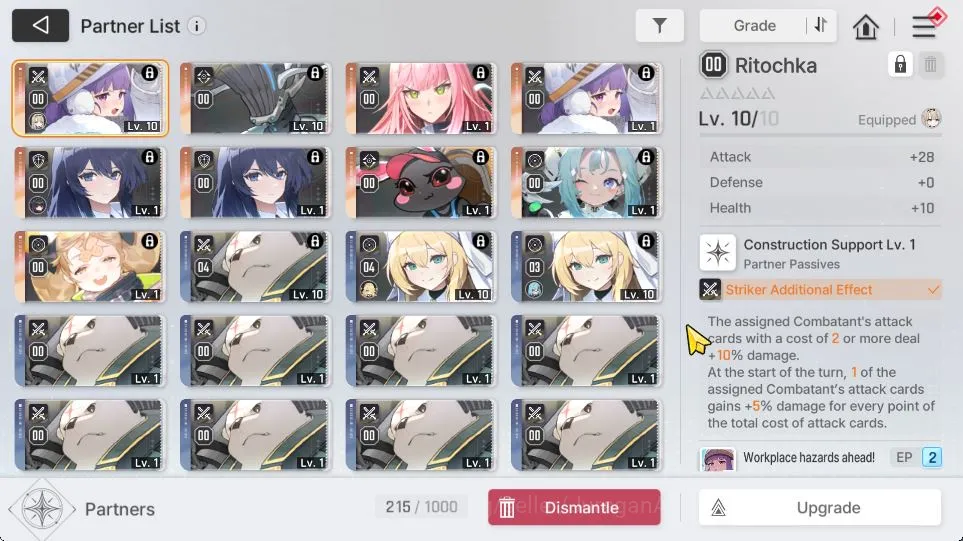 Chaos Zero Nightmare Accounts GLOBAL Lv20|Starter|Low Explore|2,1K Cry|5 SSR 1 Limit(Haru,Mei Lin,Orlea,Rin,Magna)+10 SR+9 2